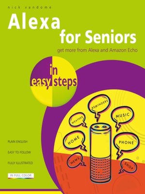 cover image of Alexa for Seniors in easy steps